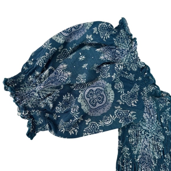 Jaase Maxi dress Women's Size M Floral Feminine Flowy Tiered Romantic Gypsy Boho - Picture 6 of 14